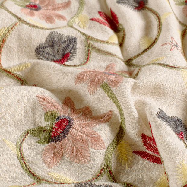  fabric Flowers Beige