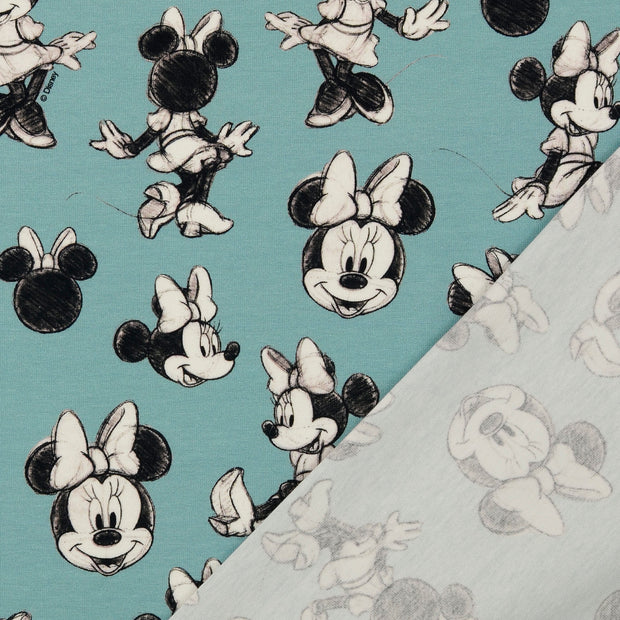 Jersey de Coton tissu Mickey Mouse imprimé numérique 