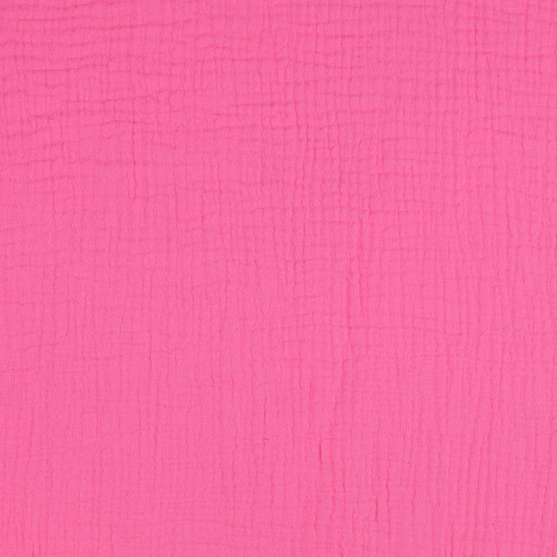 Musselin fabrik Uni Fuchsia