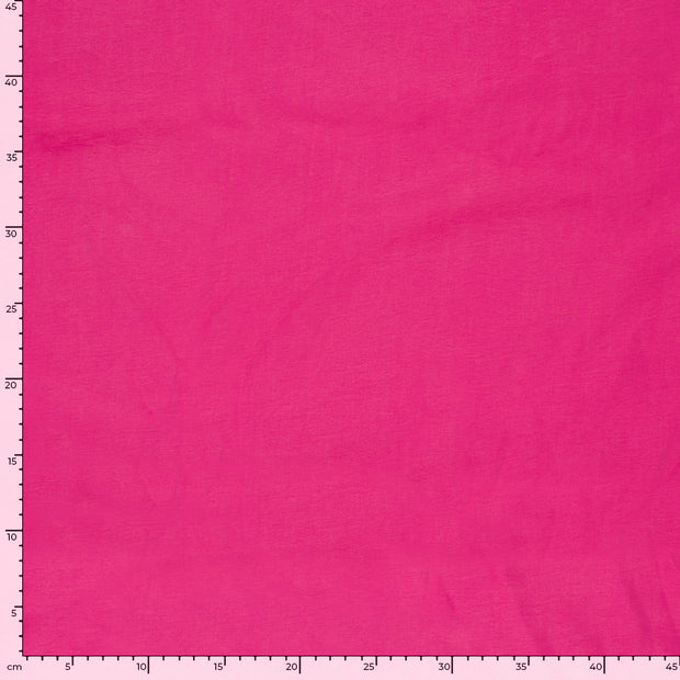 Viskose fabrik Uni Fuchsia