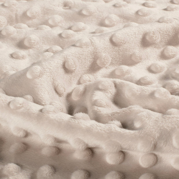 Minky tissu Unicolore Beige