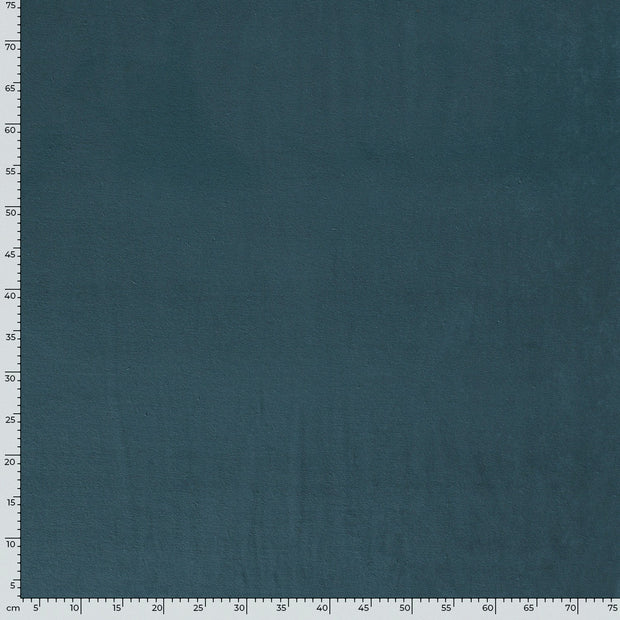 Stretch terry fabric Unicolour Petrol