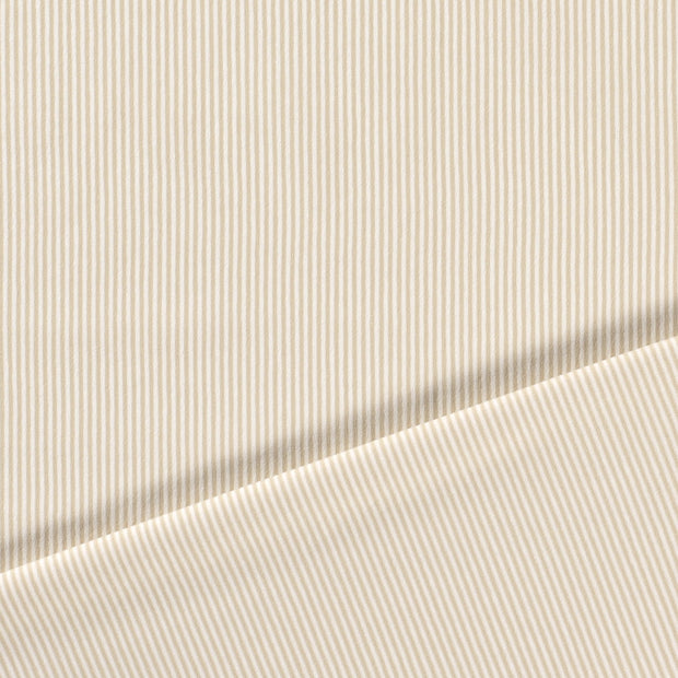Baumwolle Jersey Yarn Dyed fabrik beige weich 