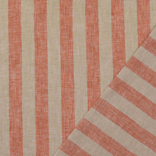 Lin tissu orange 