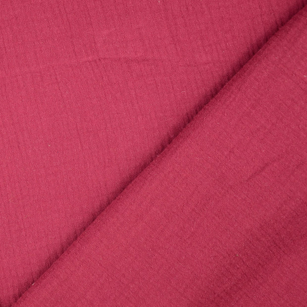 double gaze tissu Unicolore 