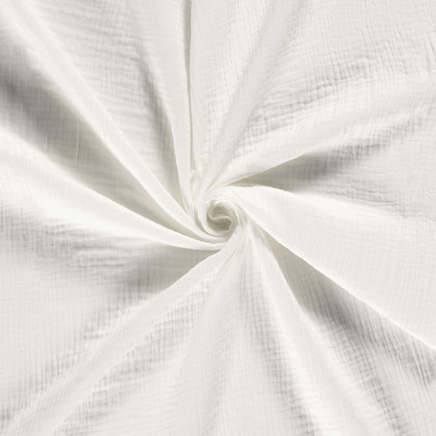 Muslin Triple Layer fabric Off White 
