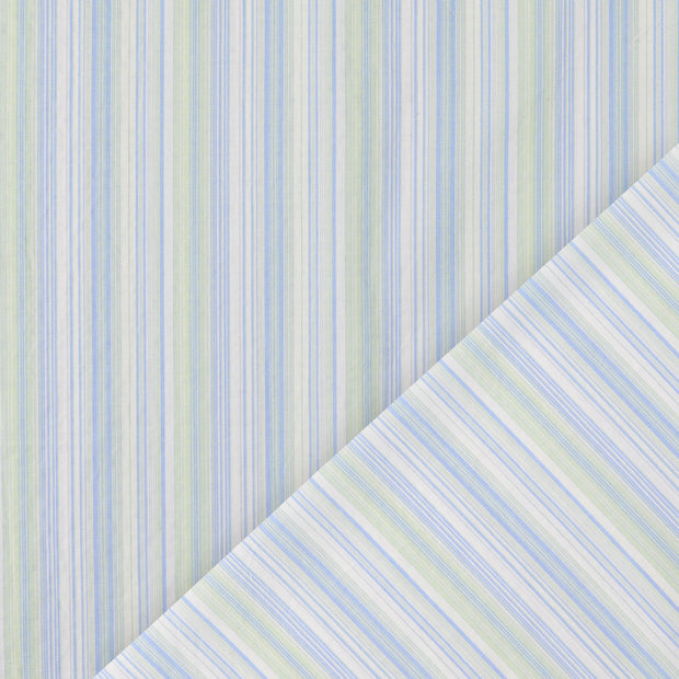 Cotton poplin fabric multicolor yarn dyed 