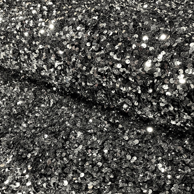 Velours tissu Unicolore Paillettes 