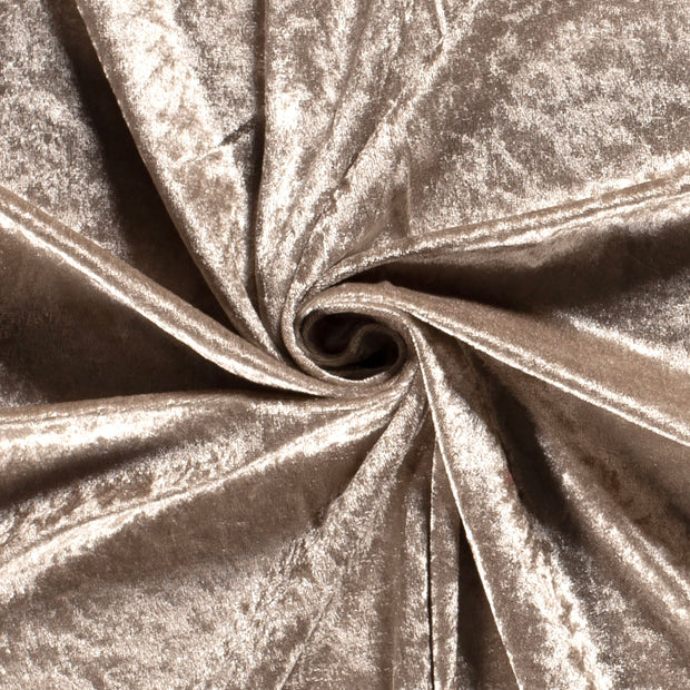 Velours tissu Beige scintillant 