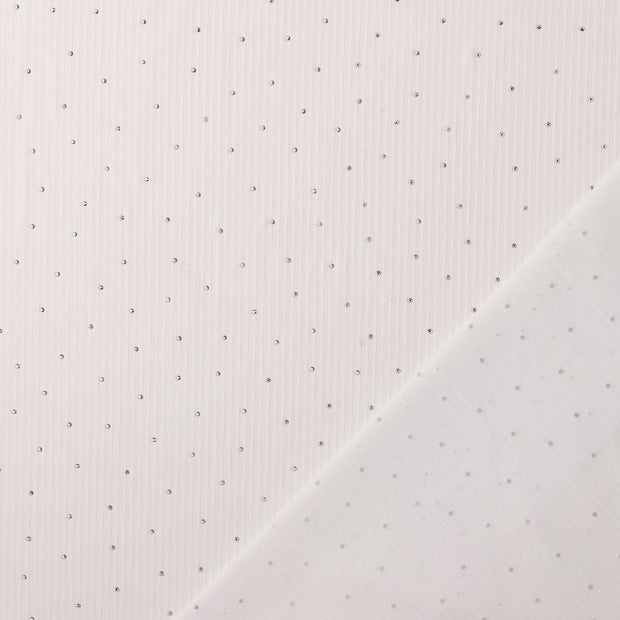 Polyester Webware fabrik Optisches Weiß garngefärbt 