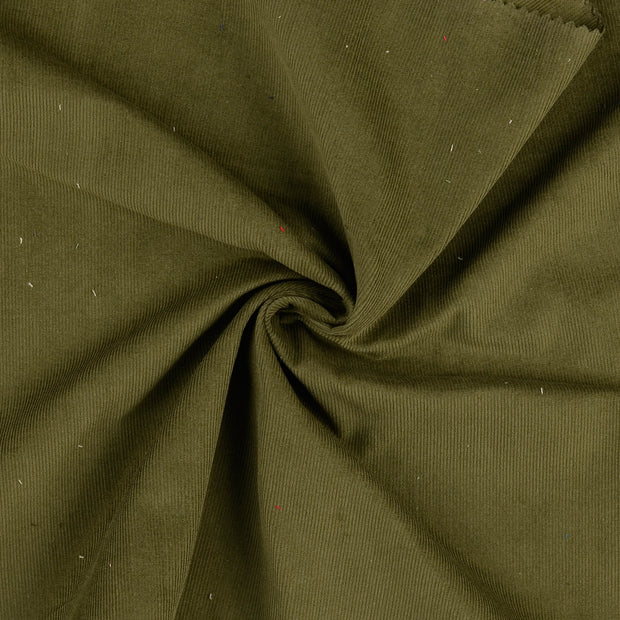 Velours Côtelé bébé 21w tissu Vert Olive 