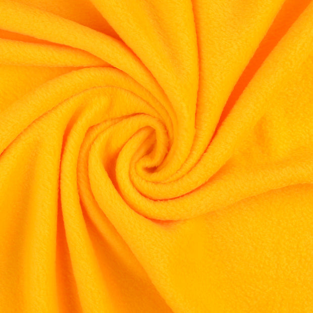 Polar Fleece fabrik Ocker gebürstet 