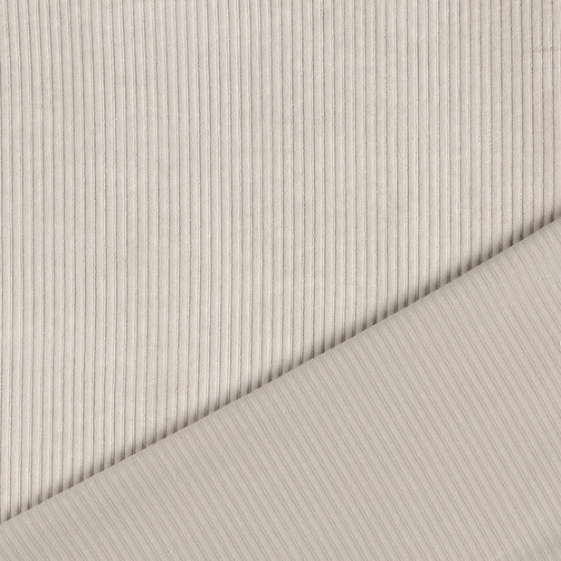 Nicky Velours Rib fabrik Beige 