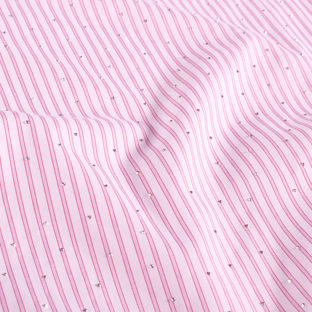 Polyester Webware fabrik Streifen Helles Pink