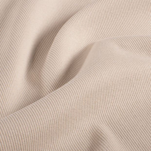 Bord Cote 2x2 Rib tissu Beige 