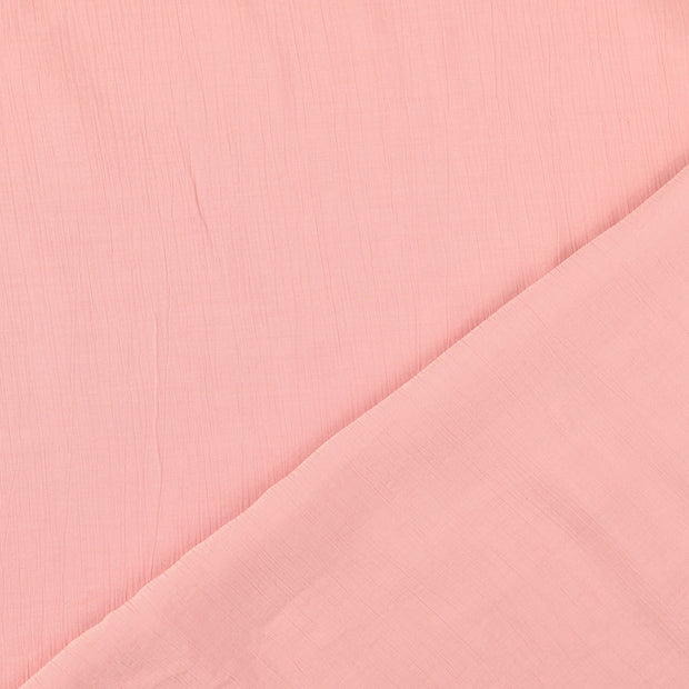 Viscose Poplin fabrik Helles Pink crushed 