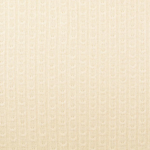 Heavy Knit fabrik Uni Nude