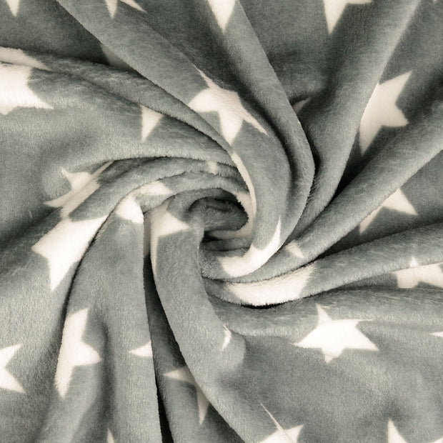 Alphen Fleece fabrik grau 