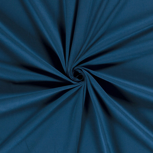 Jersey fabrik Pfauenblau 