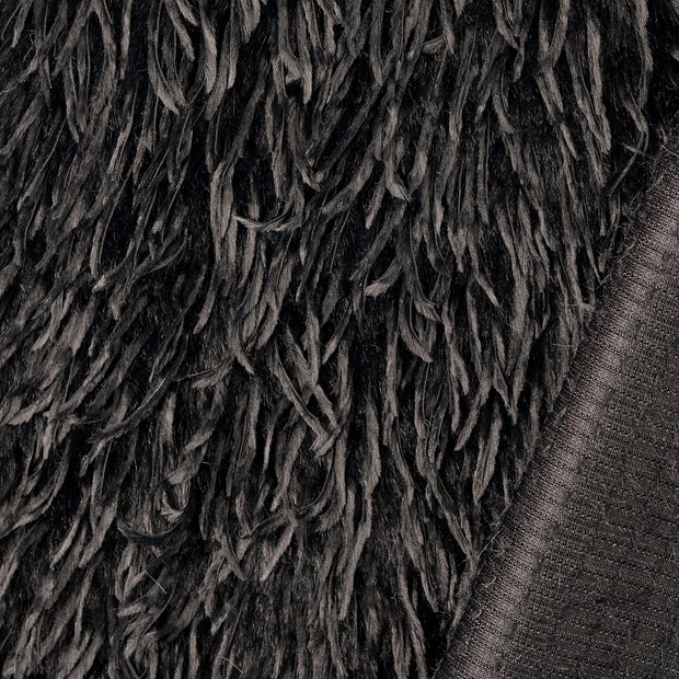 Gestrickter Jacquard fabrik Schwarz 