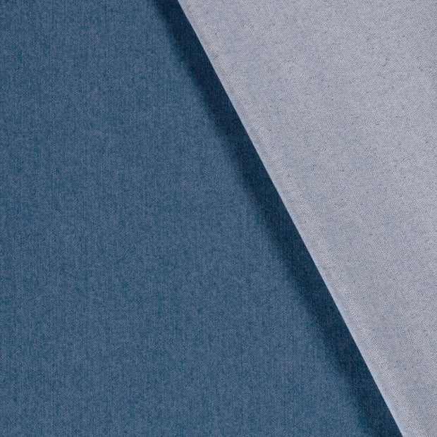 Denim Stretch fabric Unicolour pre-washed 