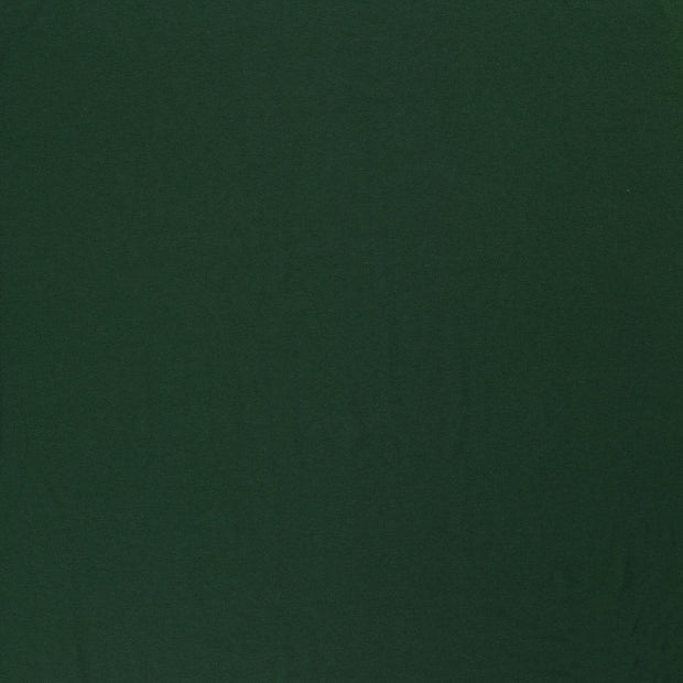 Jersey de Bambou tissu Unicolore Vert foncé