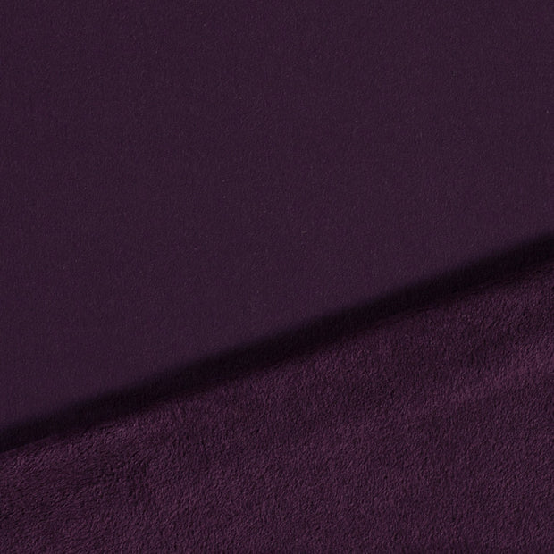 Polaire des Alpes tissu Pourpre brossé 
