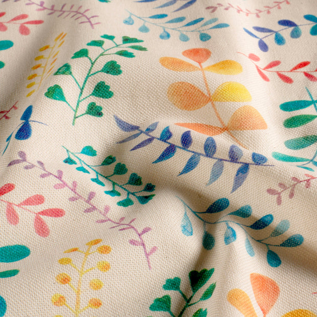Panama fabric Twigs Beige