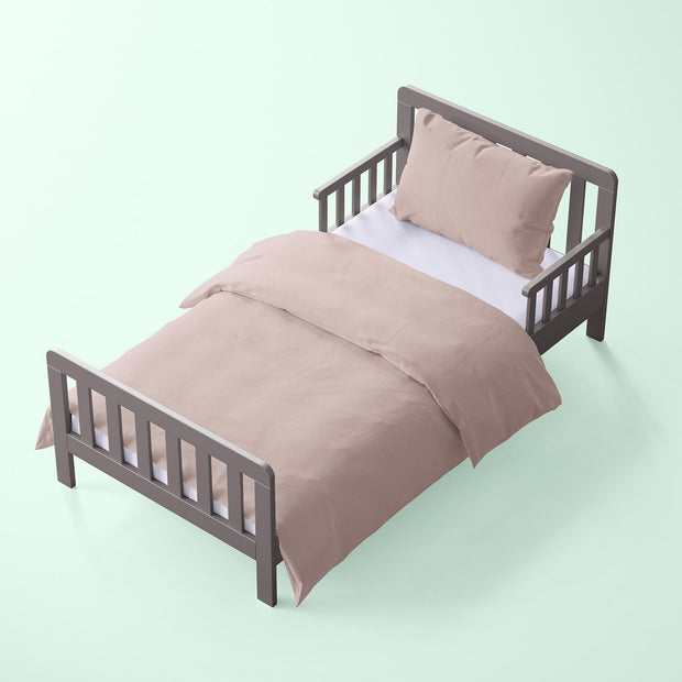 Cretonne tissu Unicolore Vieux rose