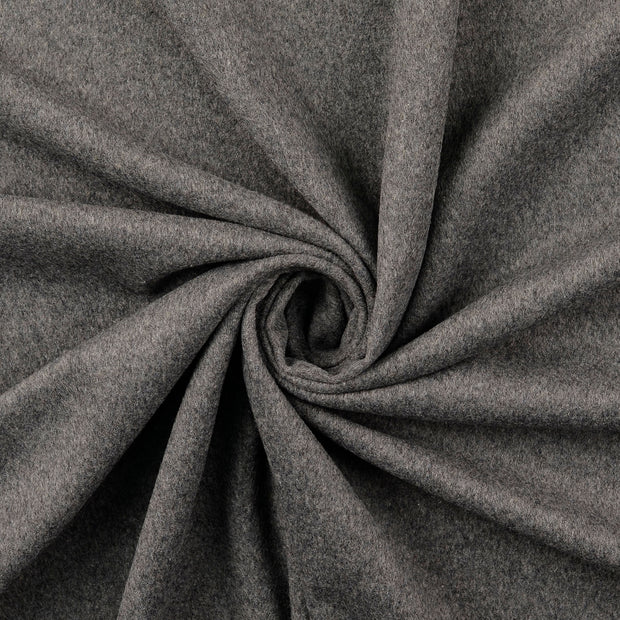 Chiffon en laine tissu Gris 