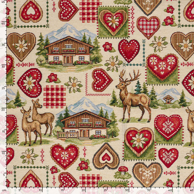 Gobeline fabrik Gebirge Beige