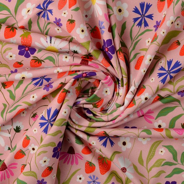 French Terry fabric Pink 