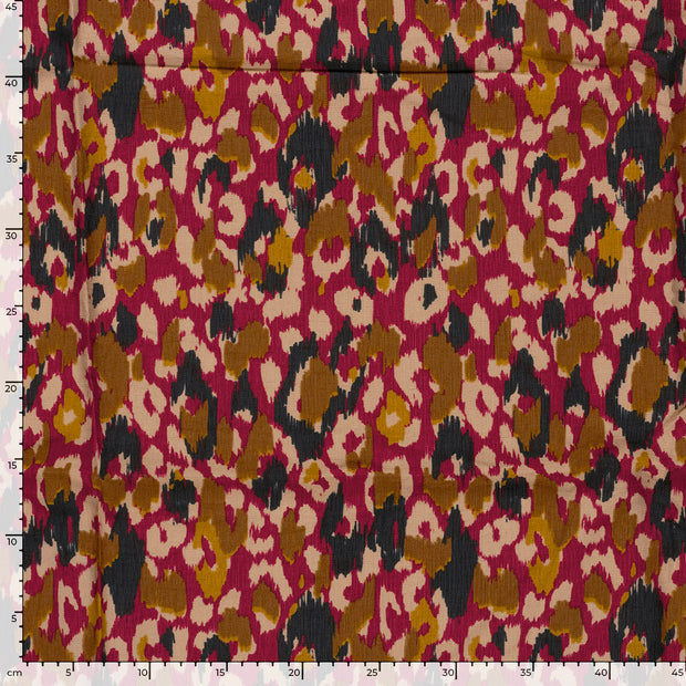 Viscose Nylon Ottoman fabrik Abstrakt Bordeauxrot