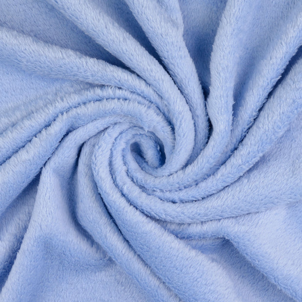 Wellness Fleece fabrik Hellblau 
