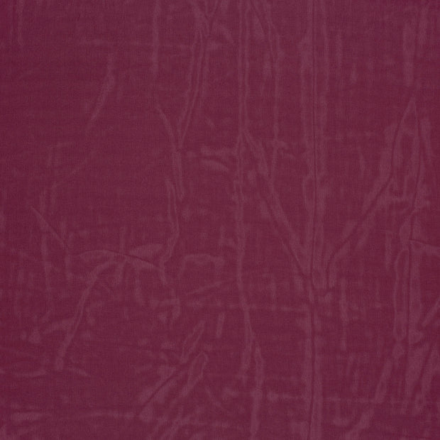 Chiffon fabrik Uni Bordeauxrot