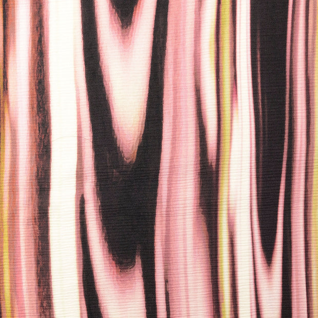 Plissé fabric Abstract Rust