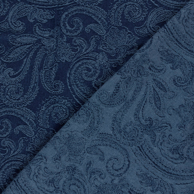 Jacquard fabrik Paisley vorgewaschen 