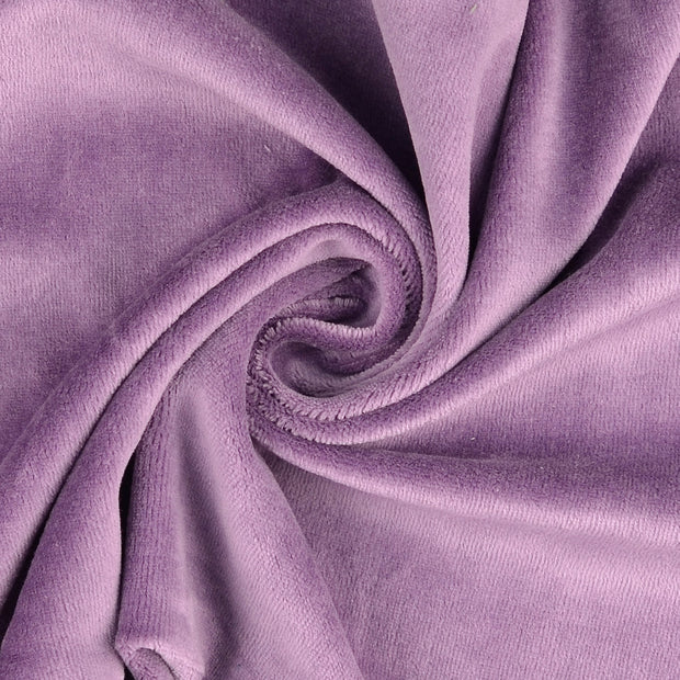 Velours tissu Lilas 