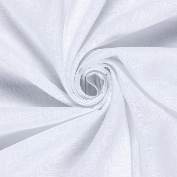 Lin tissu Blanc mat 