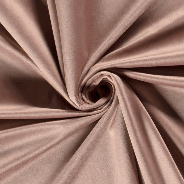 Velvet fabric Unicolour Old Pink