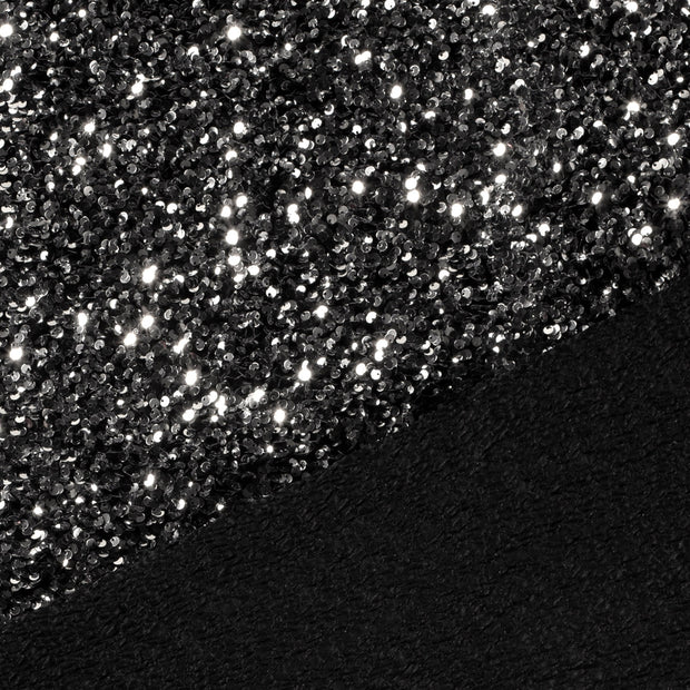 Velours tissu argent Paillettes 