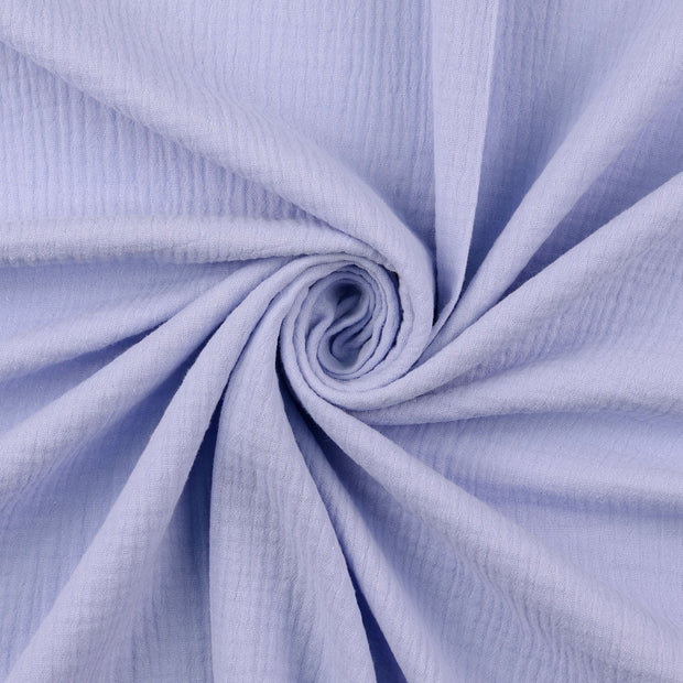 double gaze tissu Lavande mat 
