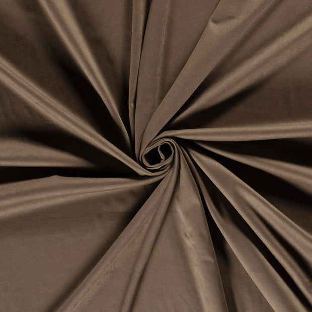 Suede leather fabric Taupe Grey 