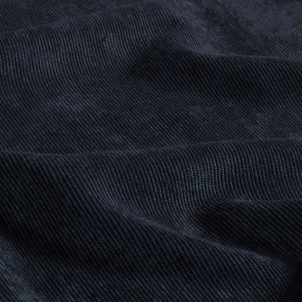 Velours Côtelé Bébé Stretch 21w tissu Unicolore Bleu Marine