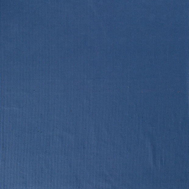 Velours Côtelé 4.5w tissu Unicolore Indigo