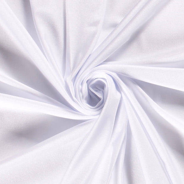 Jersey Maillot de Bain tissu Blanc optique brillant 