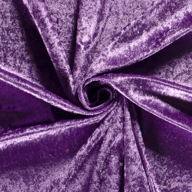 Velours tissu Pourpre scintillant 