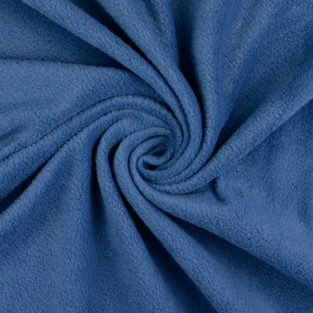 Polar Fleece fabrik Indigoblau gebürstet 