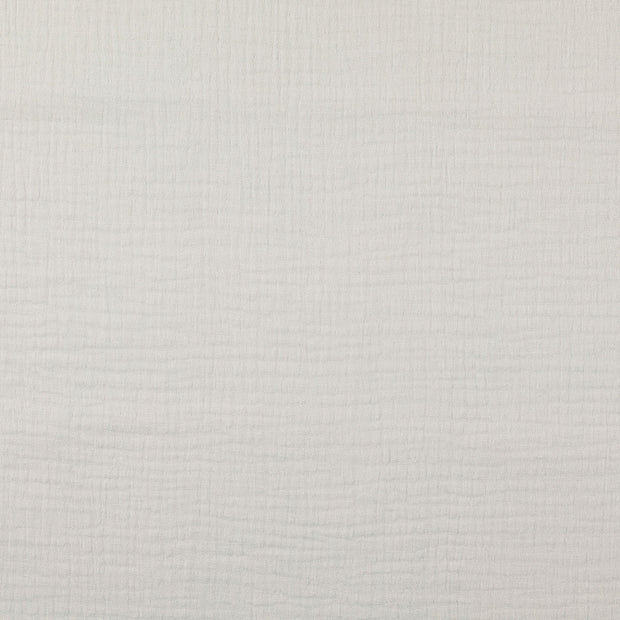 double gaze tissu Unicolore Gris clair