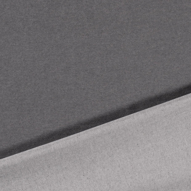 Denim Stretch tissu Gris foncé Pré-lavé 
